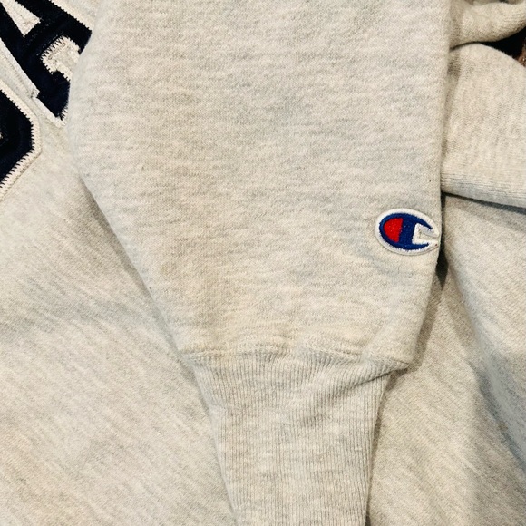 Hobart Champion Sweatshirt Small Heather Gray William Smith College - Picture 2 of 4